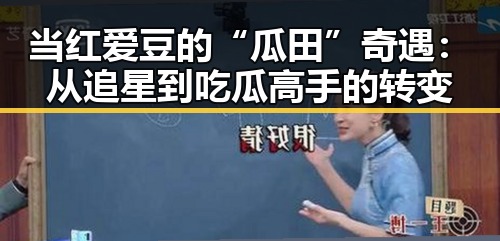 当红爱豆的“瓜田”奇遇：从追星到吃瓜高手的转变